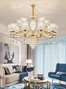 Ljojo Luxury Crystal Chandeliers: Elegant LED Lighting for Home Decor.