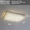 Ljojo Modern Gold Crystal Chandelier Ceiling Lamp for Dining Living Bedroom Island Decor