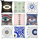 Evil Eye Black Art Cushion Cover Mystery Spirit Pillowcase by Ljojo
