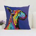 Bull Terrier Art Anime Pillow Cover 40x40 Ljojo Home Decor Throw Pillow