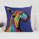 Bull Terrier Art Anime Pillow Cover 40x40 Ljojo Home Decor Throw Pillow