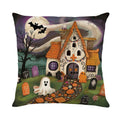 Halloween Cat & Pumpkin Pillow Covers by Ljojo for Sofa, Bedroom, Car