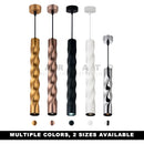 Ljojo Modern Art Deco Cylinder Pendant Lights for Kitchen Island and Dining Room.