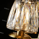 Ljojo Luxury Crystal LED Chandelier Pendant Light for Living Room Dining Room Elegant Ceiling Lighting