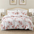 Leaf Plant Duvet Set, Boho Quilt Cover, Home Bedding by Ljojo