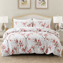 Leaf Plant Duvet Set, Boho Quilt Cover, Home Bedding by Ljojo
