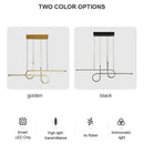 Ljojo Minimalist Nordic LED Pendant Light for Dining Room - Stylish Modern Chandelier
