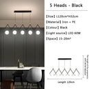 Nordic Luxury Cream Ball Leather Chandelier by Ljojo