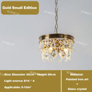 American Classic Crystal LED Pendant Chandelier for Living Room Bedroom by Ljojo