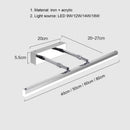 Ljojo LED Wall Lamp 60cm 80cm Modern Bathroom Bedroom Living Room Lighting