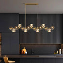 Ljojo Luxury Crystal Living Room Chandelier - Modern Elegant Ceiling Light Fixture
