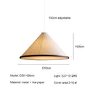 Wabi Sabi Triangular Rice Paper Pendant Lights by Ljojo - Japanese Home Lighting Chandeliers