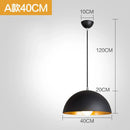 Industrial Black Ceiling Pendant Lamp E27 for Restaurant Dining | Ljojo