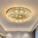 Ljojo LED Crystal Ceiling Lamp: Modern Home Decor Atmosphere Lighting