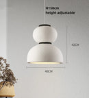 Ljojo LED Pendant Lights Modern Lantern Acrylic Wabi-sabi Simplicity for Living Rooms & Kitchen