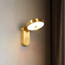 Ljojo Minimalist Brushed Gold Nordic Wall Lamp - Bedroom Bedside Lighting
