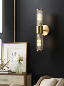 Brass Staircase Wall Lamp LED Mirror Front Light for Bathroom Kitchen Living Room - Ljojo