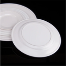 Ljojo Melamine Steak Trays Round Dinner Plates Dining Sets Hotel Househould