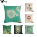 Ljojo Linen Pillowcase: Soft Printed Cover for Sofa, Car, or Home Décor