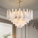 French Marble Pendant Light LED Chandelier Modern for Living Dining Bedroom by Ljojo