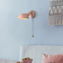 Ljojo Macaron Nordic Iron Wall Lamp | Rotatable LED Light for Home Decor