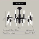 Ljojo Luxury Multi-Head Ceiling Chandelier LED Lighting Fixtures