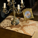 Ljojo Luxury Embroidered Jacquard Table Runner for Home and Restaurant Tables