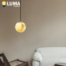 Ljojo Copper Pendant Light Spanish Marble Hanging Lighting Luxury Design