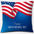 Ljojo LOVE USA Square Pillowcase for Home Decor