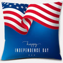 Ljojo LOVE USA Square Pillowcase for Home Decor
