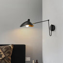 Ljojo Retro Industrial Style Rotatable Wall Lamps Matte Metal Sconce Lights E14 LED Bedroom Decor