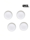 Ljojo 32pcs Reusable Plastic Cutlery Set, Wheat Bowls, Dessert Plates - Eco-Friendly Party Supplies