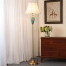 European Retro Ceramic Floor Lamp - Home Decoration Standing Light for Living Room by Ljojo
