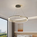 Ljojo LED Round Chandelier for Home Decor - Modern & Simple Ceiling Lamp