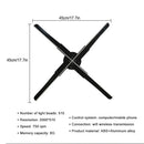 Ljojo 3D Holographic Fan Display Projector - 42cm Suspended Advertising Machine