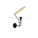 Adjustable LED Wall Lamp Sconce for Reading Bedroom Living Room Study, Ljojo Brass Lights