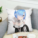 Ljojo 45x45 Cushions Covers for Bed Pillows, Sofa Anime Body Home Decor