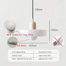 Ljojo Macaron Glass Hanging Chandelier for Living Room, Bedroom, Restaurant, Bar