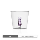 Ljojo 3D Christmas Theme Glass Mug Cup - 300ml - Creative Gift for Girls, Kids, Lovers