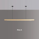 Ljojo Stylish Wood Hanging LED Pendant Light Chandelier for Living Room Decoration