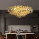 Modern Luxury Gold Chrome K9 Crystal Chandeliers for Home Villa Living Room Bedroom Lighting by Ljojo