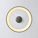 Modern Minimalist Aluminum Ring LED Pendant Light Chandelier for Bedroom Living Room by Ljojo