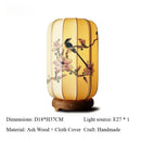 Ljojo Chinese Retro Floor Lamp LED Decorative Light for Bedroom Living Room Art Decor