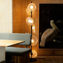 Ljojo Luxury Glass Floor Lamp for Elegant Living Space