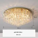 Modern European Luxury K9 Crystals E14 Ceiling Lamp Lustre Dining Living Villa Steel Led Light by Ljojo