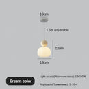 Cream LED Pendant Chandelier Stylish Lighting Modern for Bedroom Dining Room Home Decor Functional Illumination by Ljojo