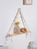 Ljojo™ Macrame Floating Wall Shelf for Modern Home Decor