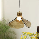 Ljojo Medieval Style Glass Flower Chandelier Pendant Lighting for Modern Creative Home Decor