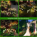 Ljojo Outdoor LED Solar Starburst Firefly Lights - Waterproof Garden Decorative Lamp