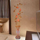 Ljojo Modern Aluminum Wire LED Floor Lamp for Living Room & Bedroom